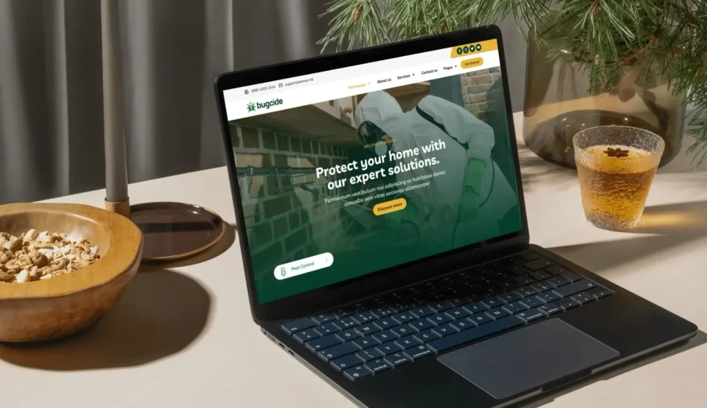 Pest control companies need professional website design.